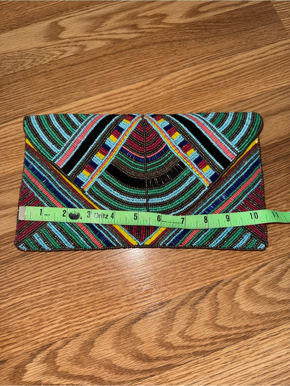Colorful Beaded Clutch Hand Bag - Picture 3 of 7